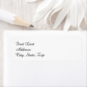 Custom  return address label
