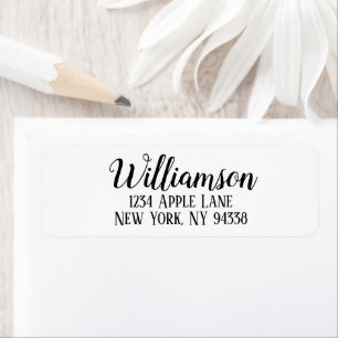 Custom Return Address Labels
