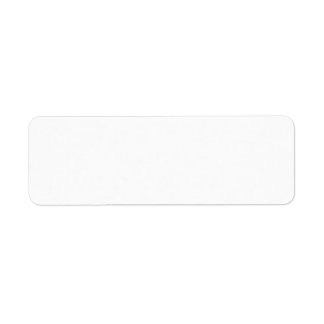 Custom Return Address Labels DIY Blank Template