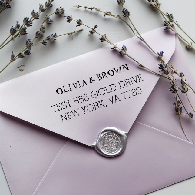 Custom Return Address Rubber Stamp | Personalised  (Creator Uploaded)