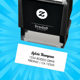 Custom Return Address  Self-inking Stamp