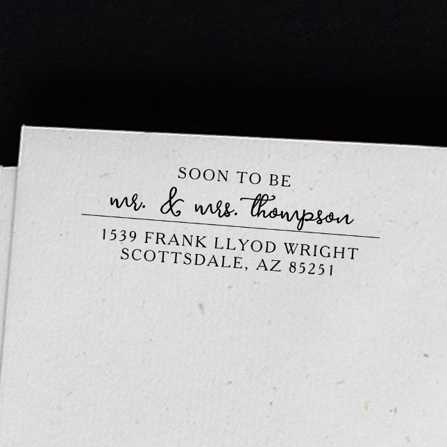  Custom Return Address Stamp for Wedding Invites (Creator Uploaded)