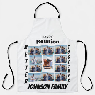 Custom Reunion 11 Photo Collage Apron