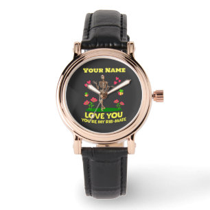 Custom Rib Mate Skeleton Love Gift Gothic Watch