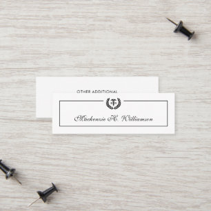 Custom RN Nursing School Graduation Name Card