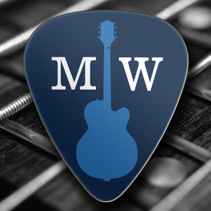 Custom Rock Picks for the Guitarist . Blue