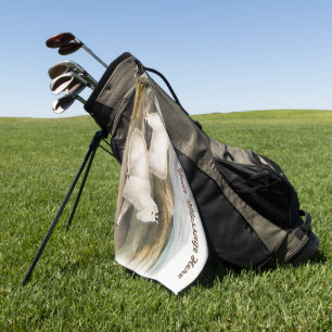 Custom Rocky Mountain Goat Camping Deco Gifts Golf Towel