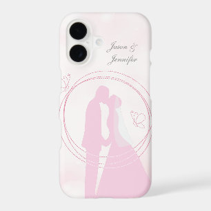 Custom Romantic Dreamy Pink Wedding Couple