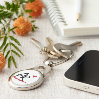 Custom Romantic Love Metal Keychain