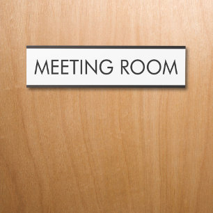 Custom Room Name Simple Modern Minimalist Door Sign