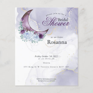 Custom Rosanna- Rustic Crescent Moon Purple