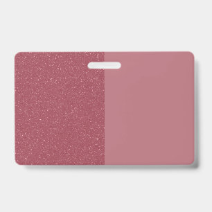 Custom Rose Gold Two-Tone Badge ID Badge
