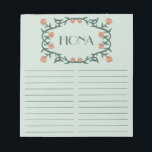 CUSTOM Rose Wreath Grocery Shopping To-Do List Notepad<br><div class="desc">Make your to-do or shopping lists in style with this customisable grocery shopping,  meal planning or to-do list notepad. Customise or add text to suit your needs. Keep or delete the lines too. Check my shop for more sizes and styles!</div>