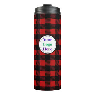Custom Round Business Logo Corporate Promotional  Thermal Tumbler