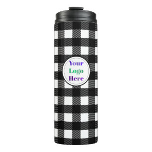 Custom Round Business Logo Corporate Promotional  Thermal Tumbler
