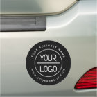 Custom Round Circle Car Magnetic Sign Custom Logo