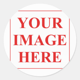 Custom Round Circle Sticker to Personalise