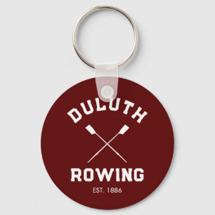 Custom Rowing Classic Round Sticker Key Ring