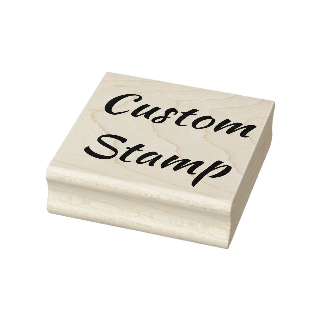 Custom rubber stamp, add your text, personalised stamp (Stamp)