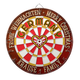 CUSTOM Rustic CHRISTMAS Old World GERMANY Alpine Dartboard