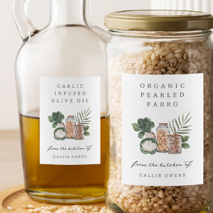 Custom Rustic Farmers Market Style Food Label