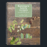 Custom Rustic Wood Kitchen Pees Family Recipe Notebook<br><div class="desc">A simple minimalist rustic wood background and white script text recipe cookbook with watercolor pees binder that can be customised to your name and volume number. An ideal gift for food lovers, bridal shower, foodies, cooks, chefs etc. Keep your family recipes, baking recipes, mum's recipes or favourite cooking recipes all...</div>