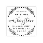 Custom Rustic Wreath | The Future Mr & Mrs Address