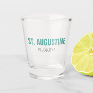 Custom Saint Augustine Florida Beach Shot Glass
