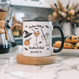 Custom Salem Witch Cocktail Club Mug for Women