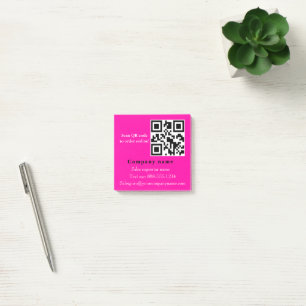 Custom sales tool, Custom Post It for sales rep, P Post-it Notes