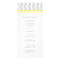 Custom Salon Rack Cards Yellow Grey Chevron