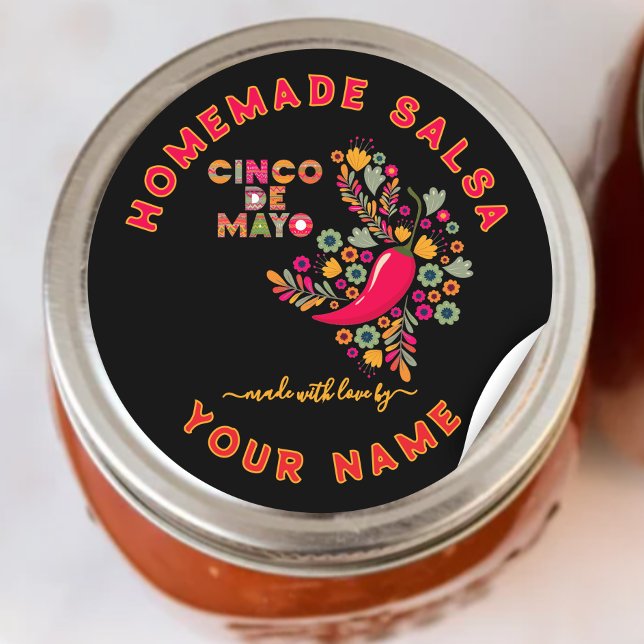 Custom Salsa Labels for Homemade Salsa (Creator Uploaded)