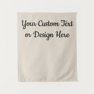 Custom Sand Tan Banner Personalised Bridal Shower Tapestry