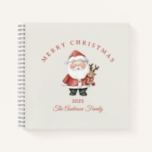 Custom Santa watercolor Christmas vibe gift