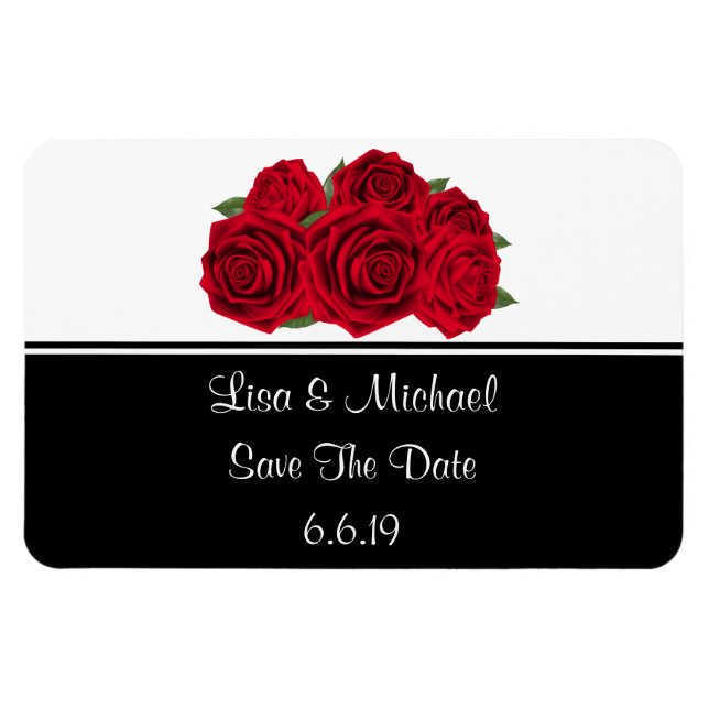 Custom Save The Date Magnet (Horizontal)