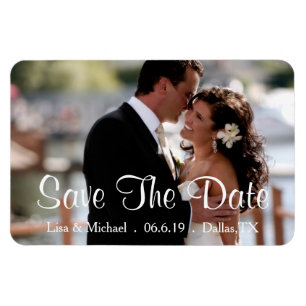 Custom Save The Date Magnet