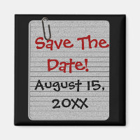 Custom Save The Date! Magnet