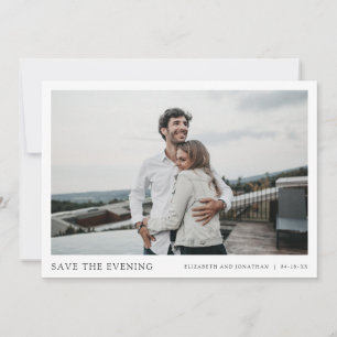 Custom Save the Evening Photo Save The Date