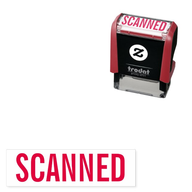 Custom Scanned Self-Inking Stamp with Personalized (In Situ)