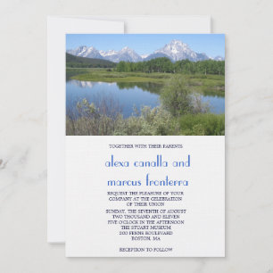 Custom Scenes Wedding Invitation