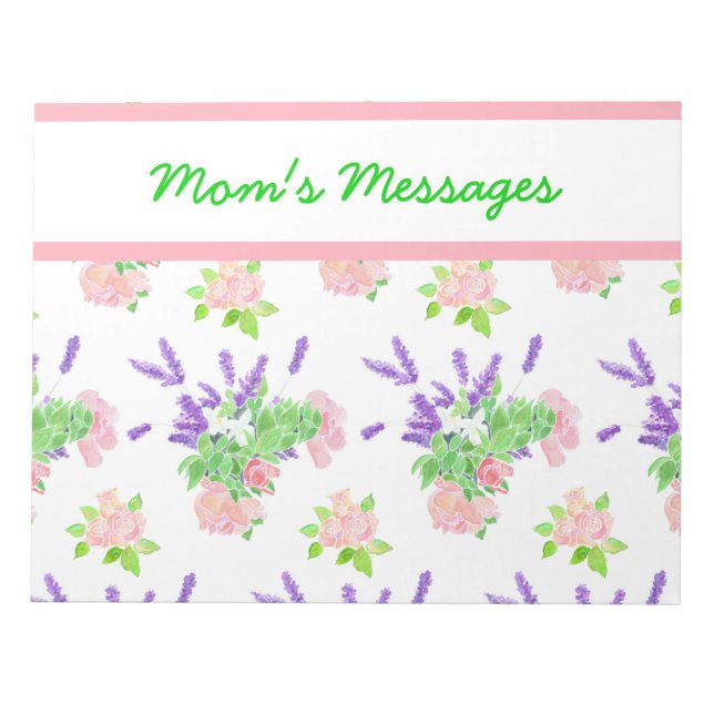 Custom Scents of Summer Notepad or Jotter (Front)