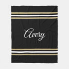 Custom school colours blanket