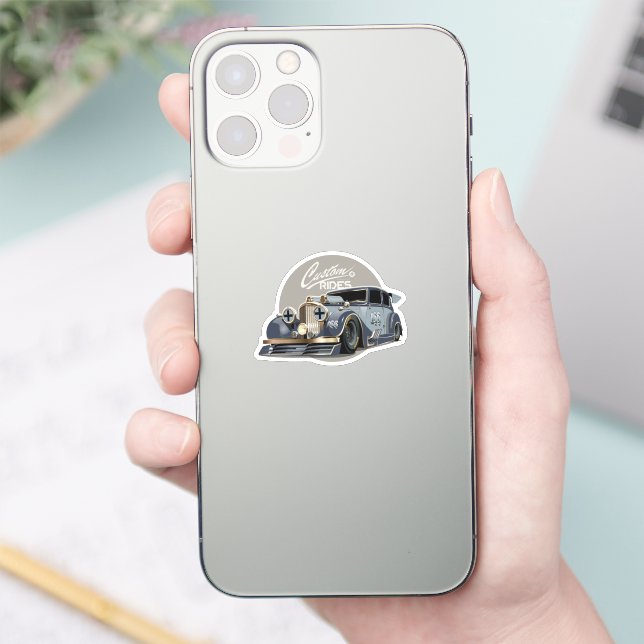 Custom sci-fi retro race car (Phone)