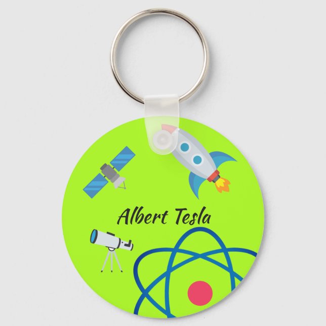 Custom Science Key Ring (Front)