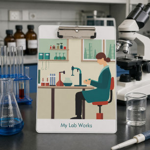 Custom Science Lab Student Clipboard