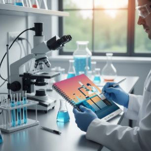 Custom Science Lab Student  Notebook