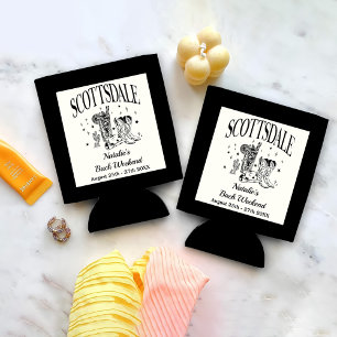 Custom Scottsdale Bachelorette Party Bridesmaid Can Cooler