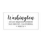 Custom Script Family Name Return Address Ink Stamp