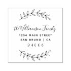 Custom Script Family Name Return Address