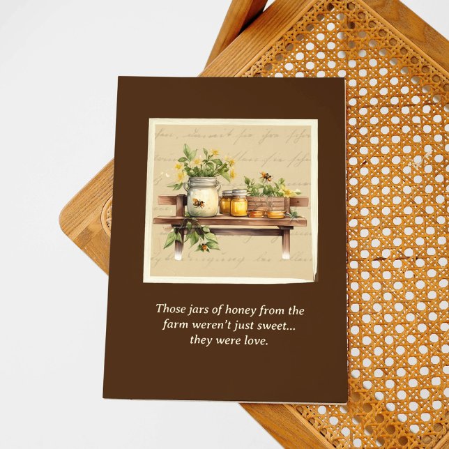 Custom Script Floral Family Recipe Mum Mothers Day Card (Creator Uploaded)